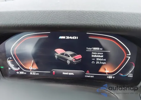 2022 BMW 3 Series M340I xDrive z USA, uszkodzony, nr VIN 3MW5U9J09N8C64129